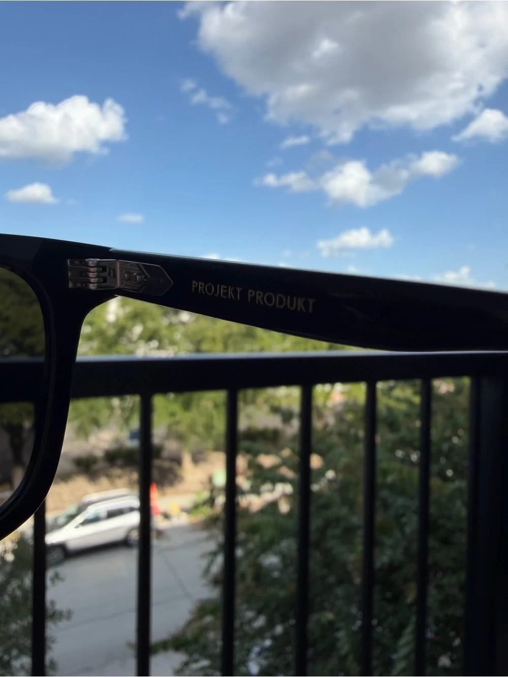 Projekt Product Korean Designer Black Unisex Sunglasses